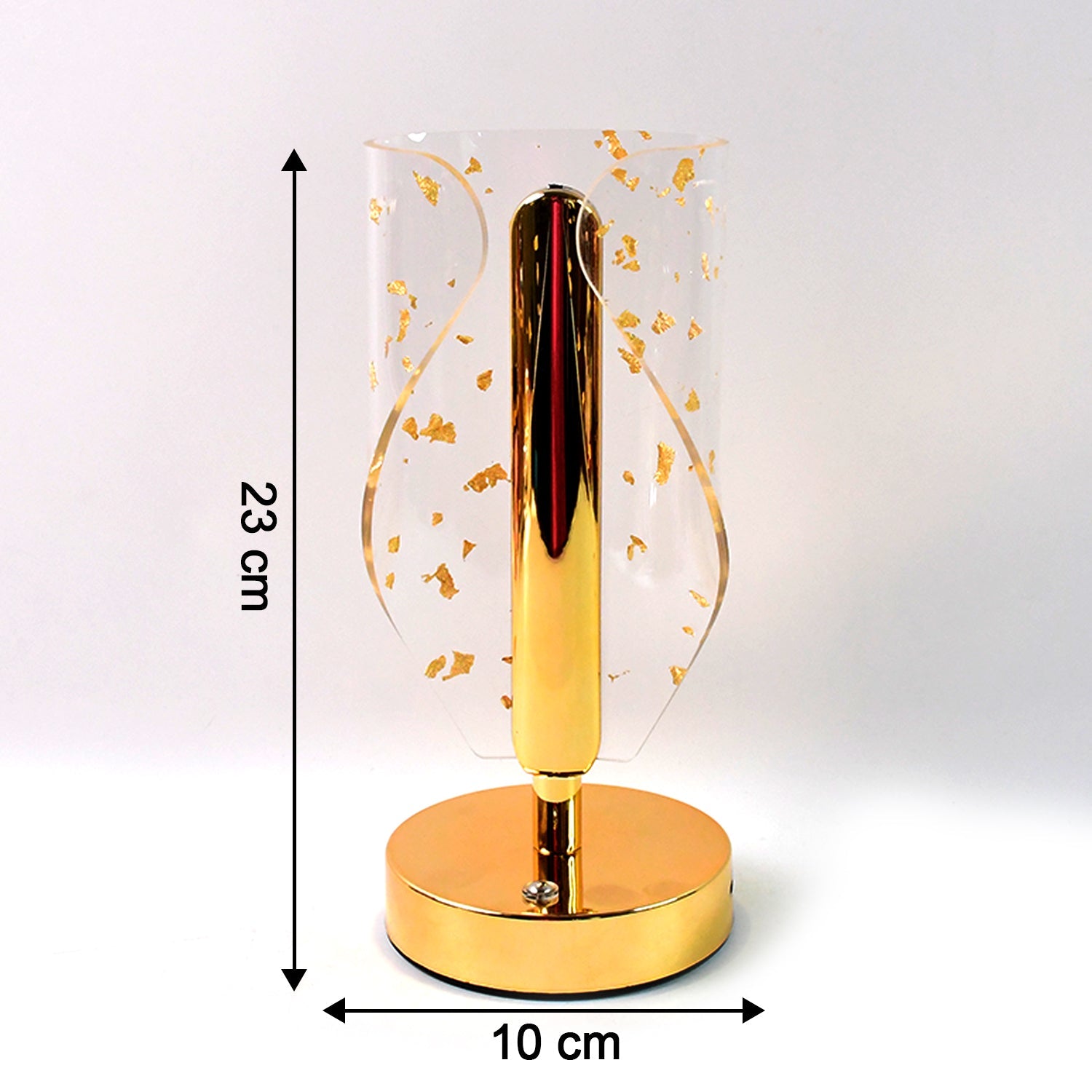 Luxury Golden Leaf Design Crystal Table Lamp (1 Pc) Luxury Golden Leaf Design Crystal Table Lamp (1 Pc)